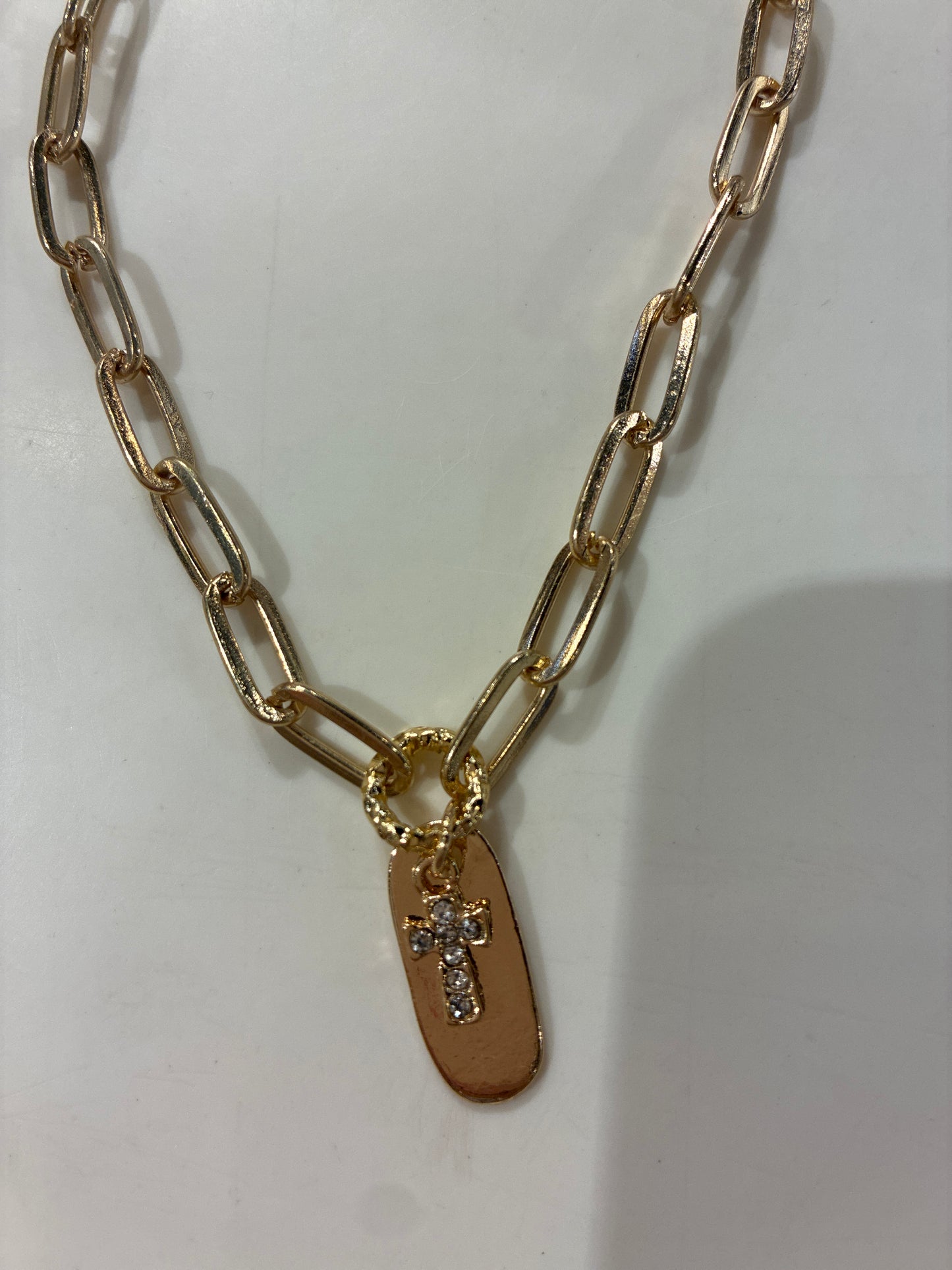 Paperclip Charm Necklace
