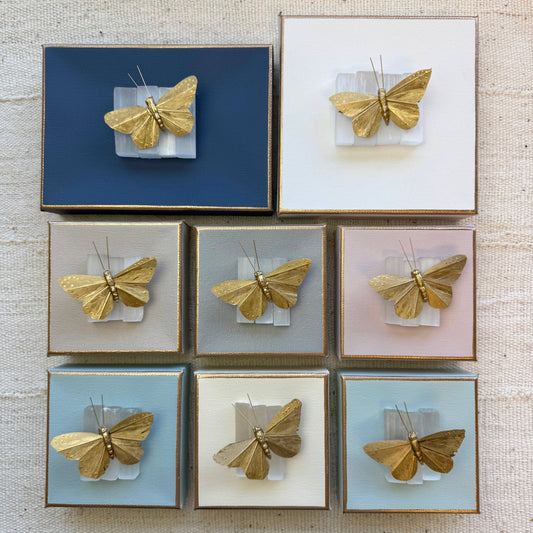 Elegant Butterfly Crystal Art