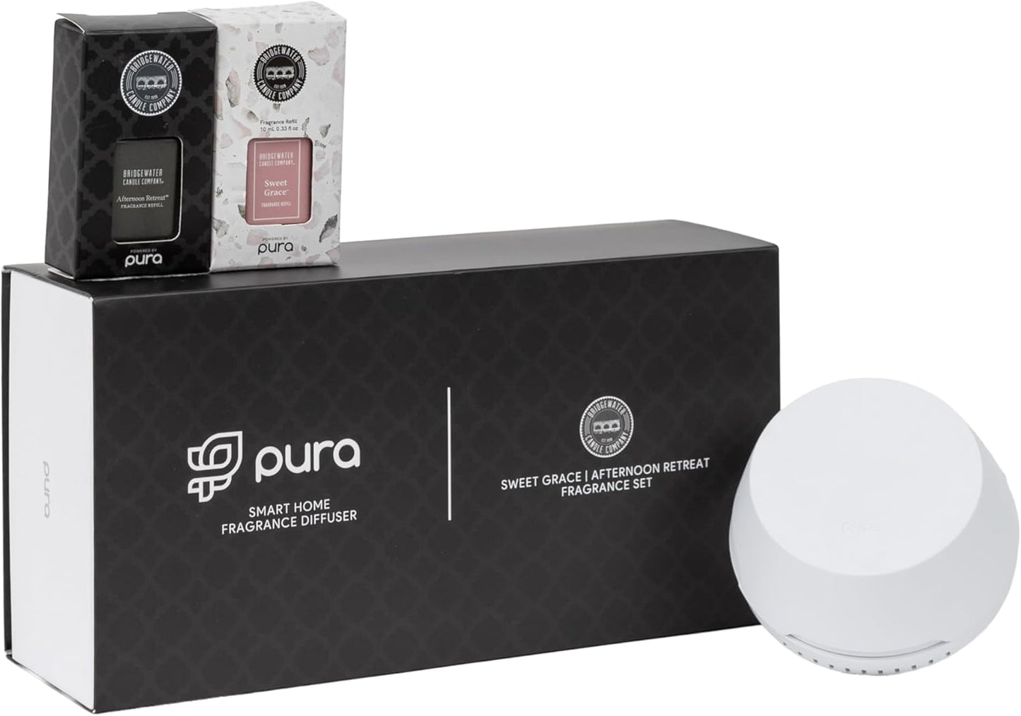 PURA + Bridgewater Smart Home Diffuser Set with Sweet Grace