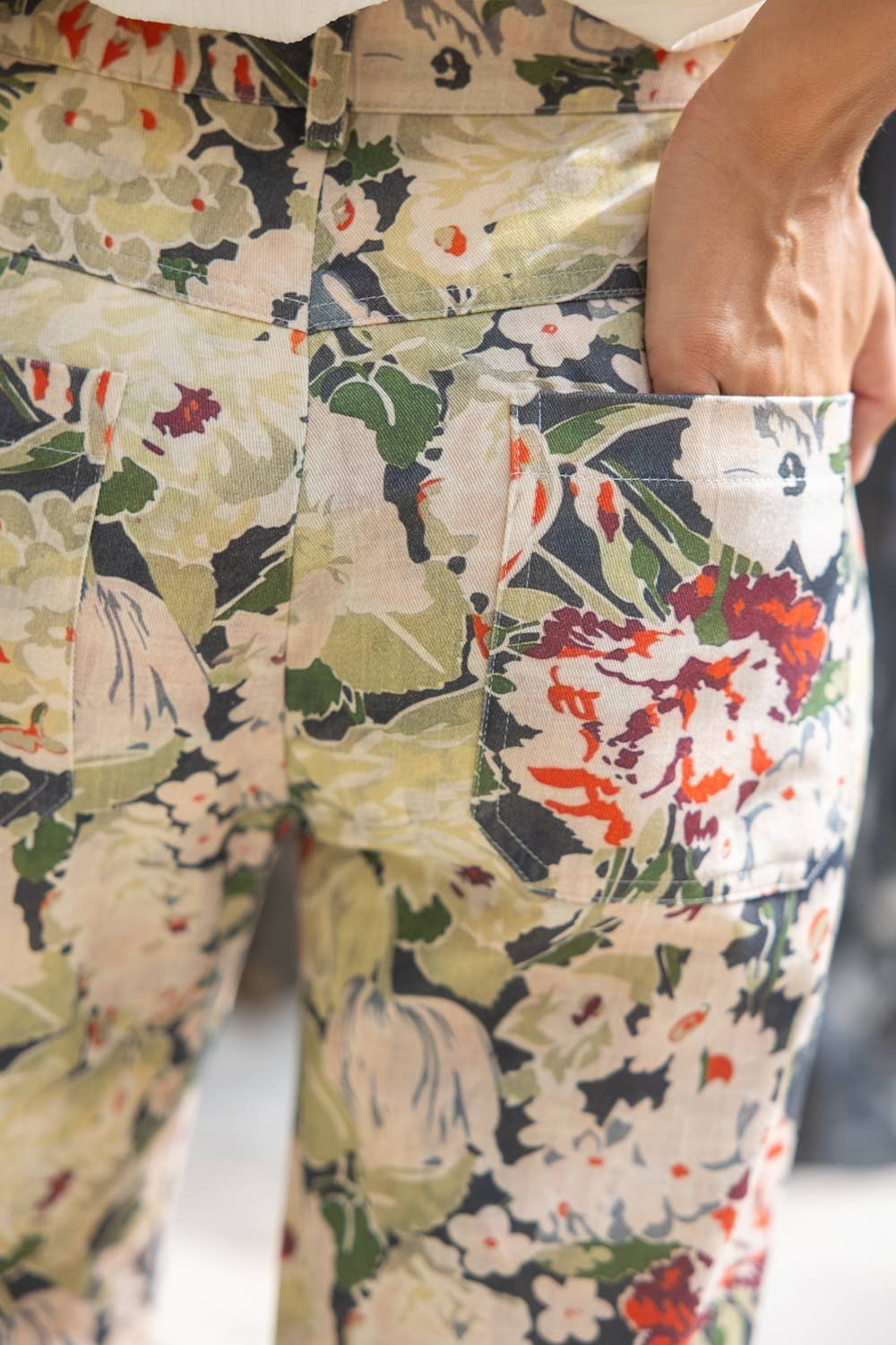 CrawfordHill- Floral Print Pants
