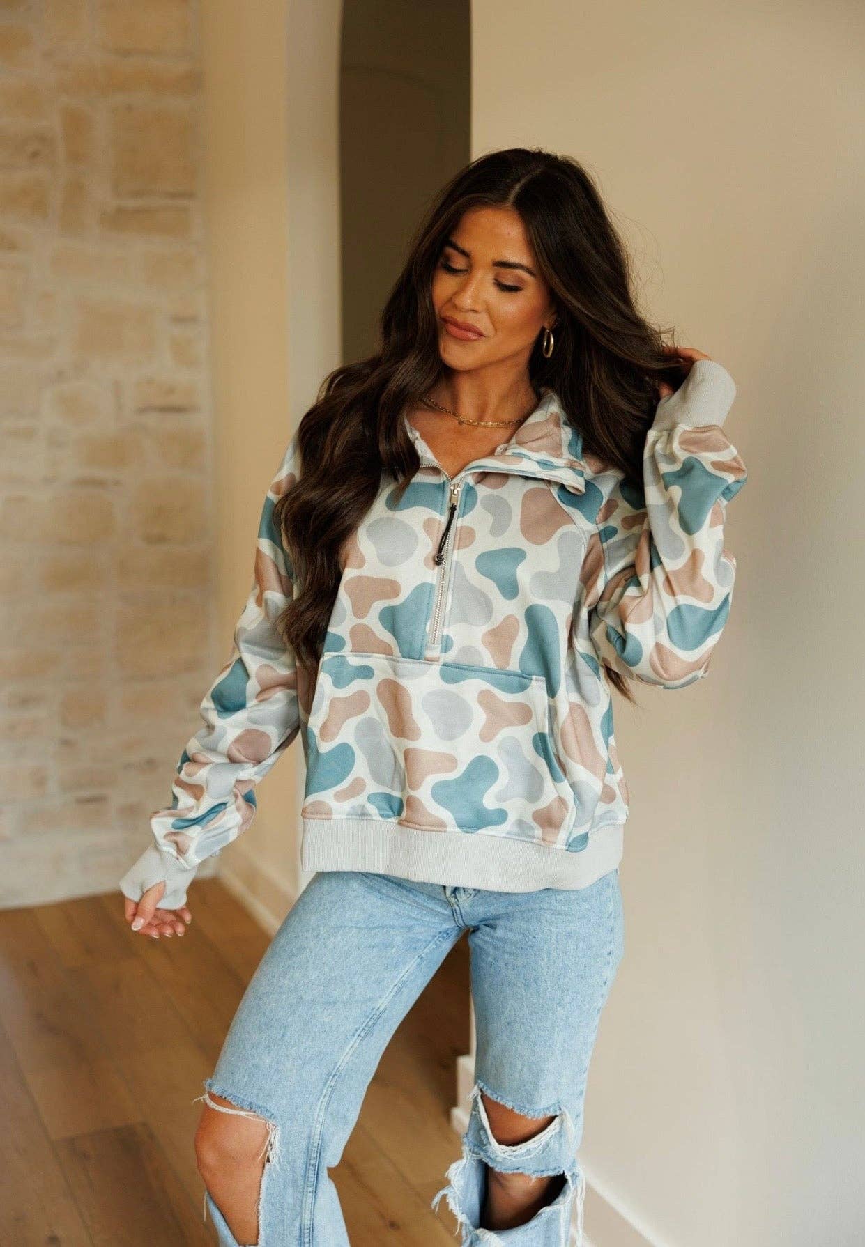Crawford Hill - Camo Pullover