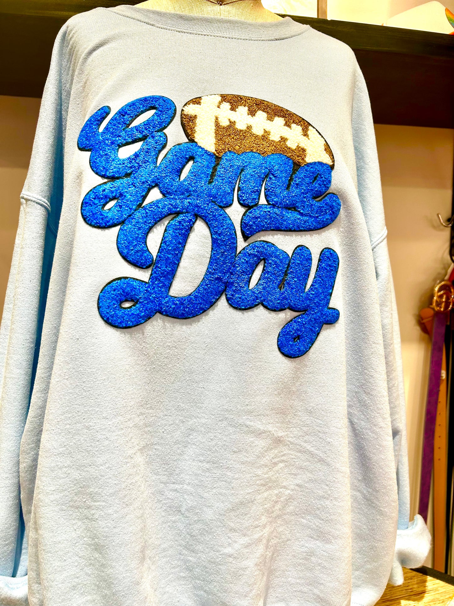 Game Day Chenille Patch Sweatshirts