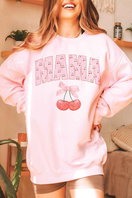 CHERRY MAMA Graphic Sweatshirt