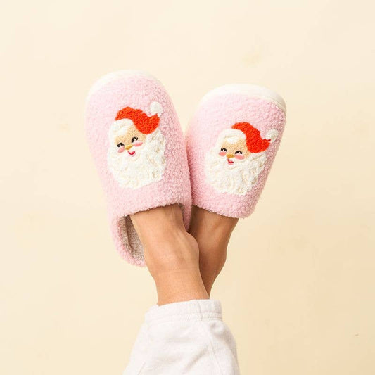 The Darling Effect - Fuzzy Slippers - Santa