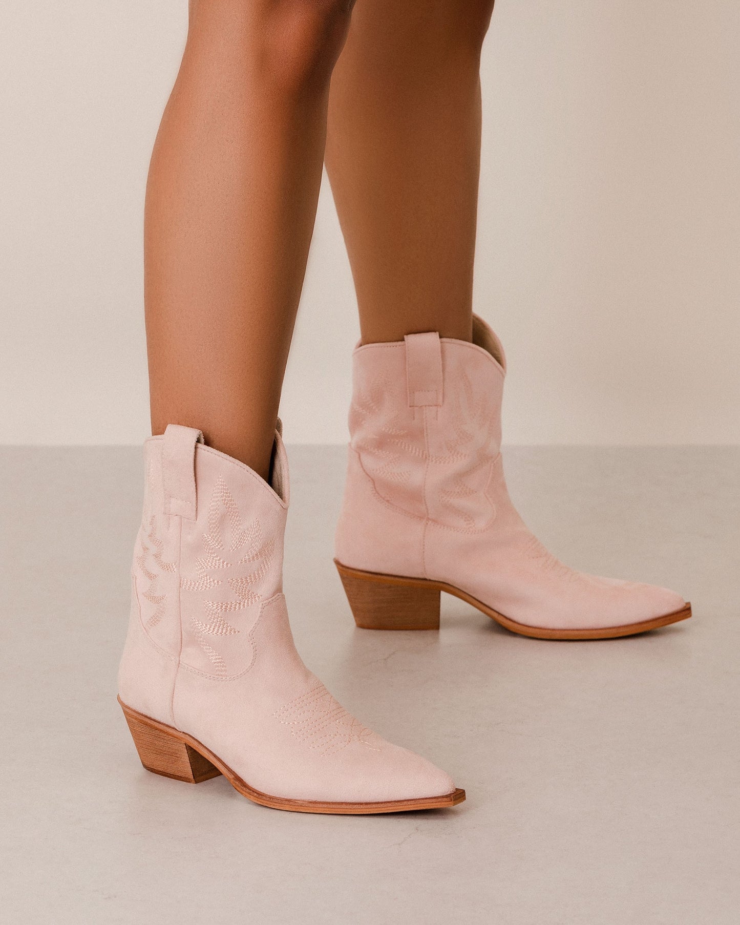 Pink Short Chelsea Boots