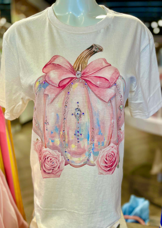 Preppy Pink Pumpkin Bow