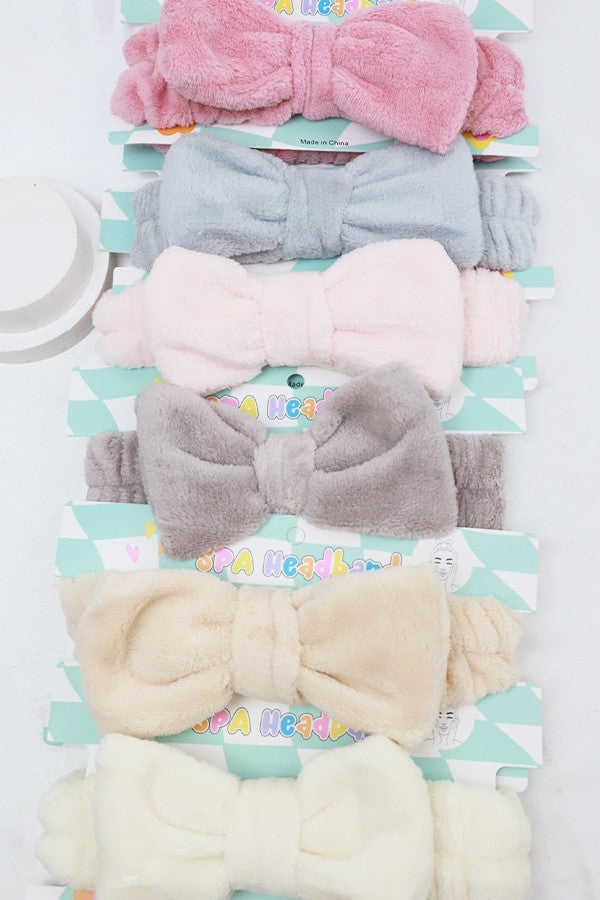 Plush Shower Headband