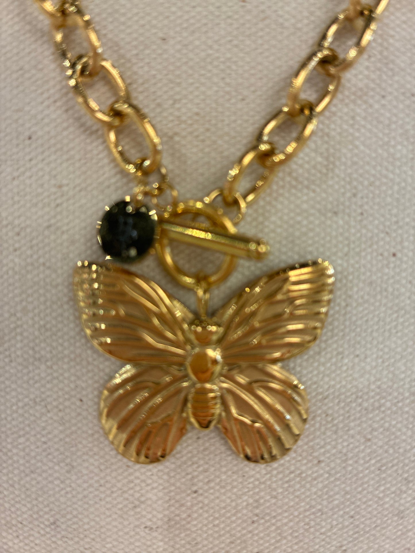 Butterfly Toggle Necklace