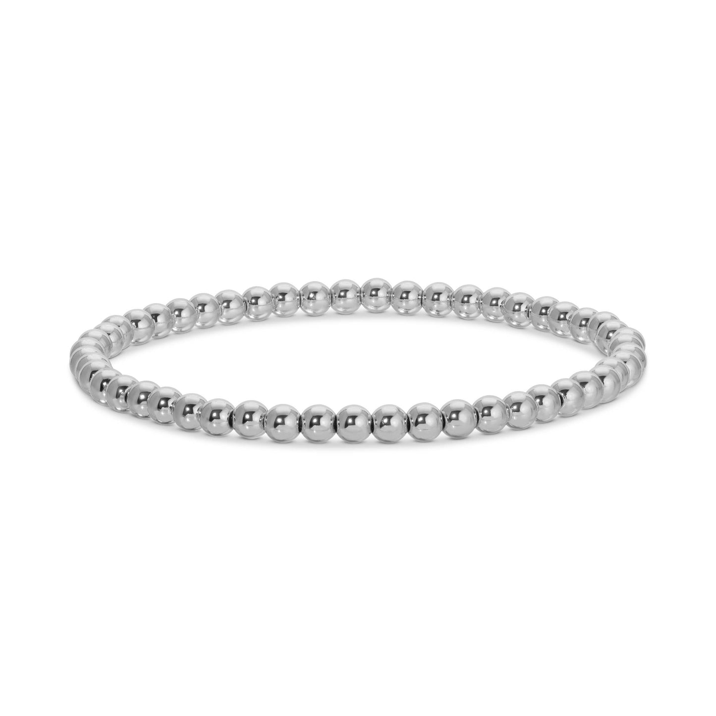 Splendid Iris - 4mm Bead Stretch Bracelet
