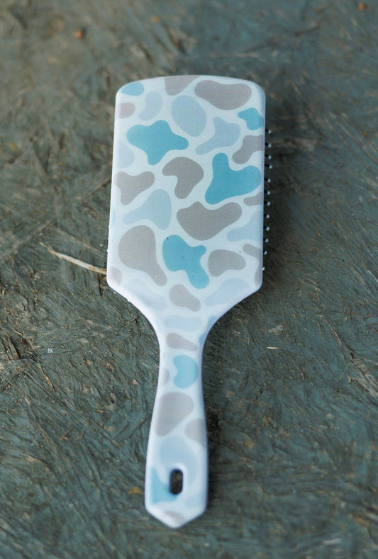 The Front Porch Label - Camo Hairbrush