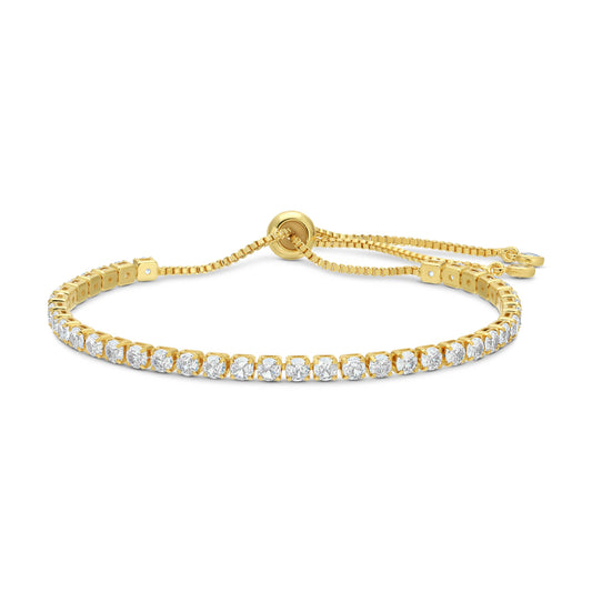 Splendid Iris - Pulley Tennis Bracelet - 3mm