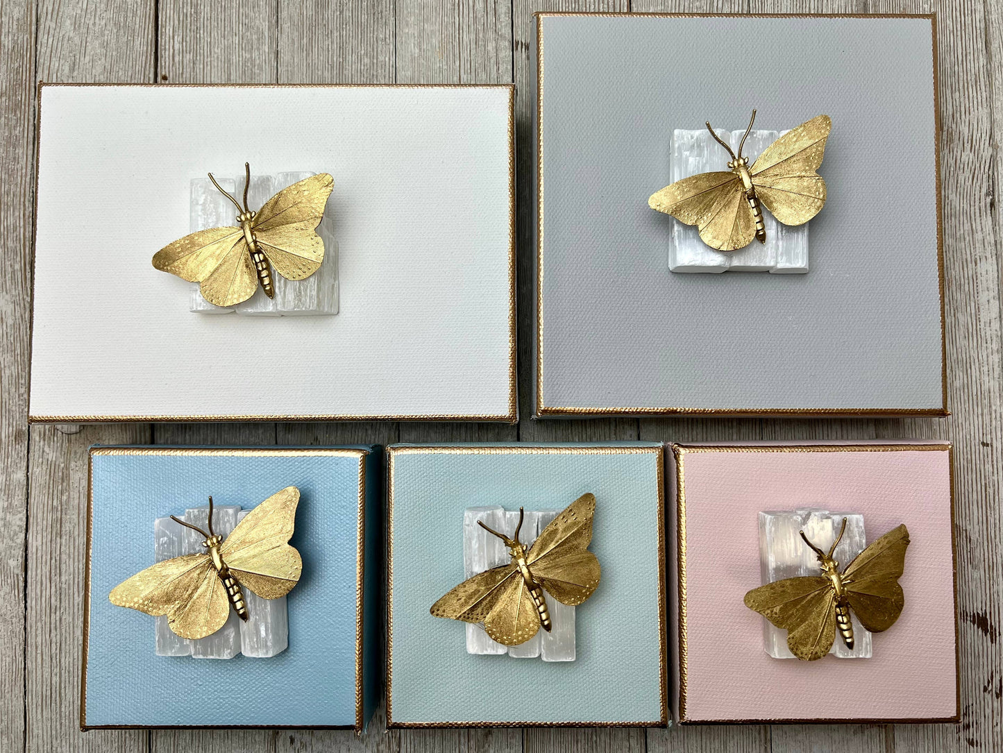 Elegant Butterfly Crystal Art