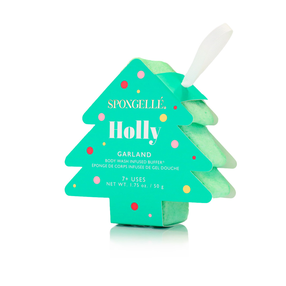 Spongellé - Holiday Tree Buffer Assorted Pack - Christmas Gifts