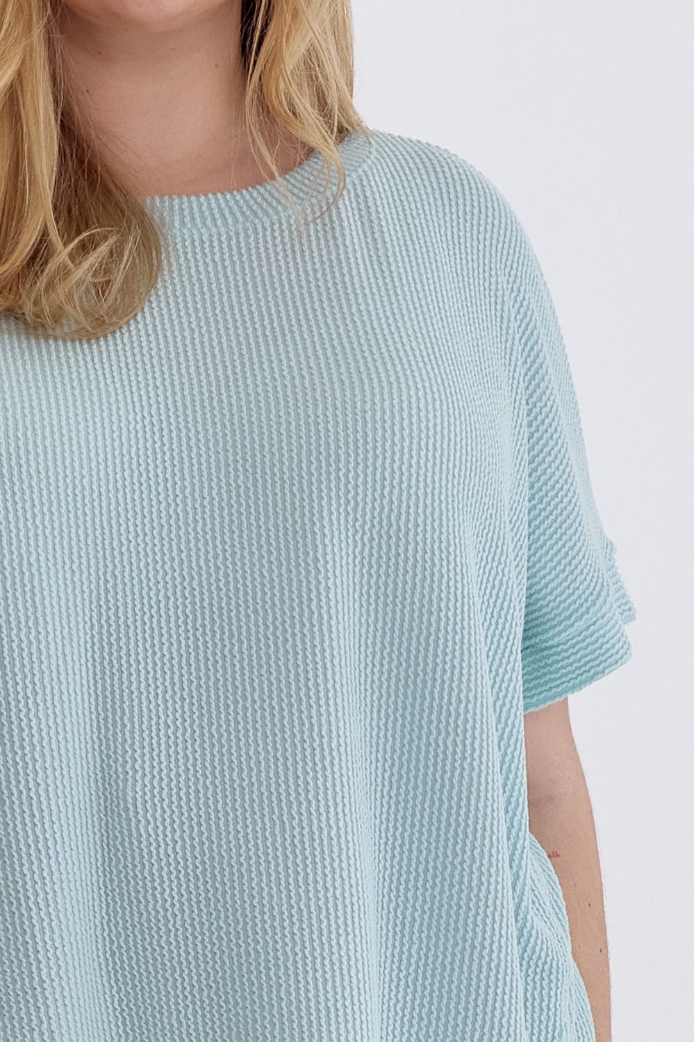 Plus Ribbed Top