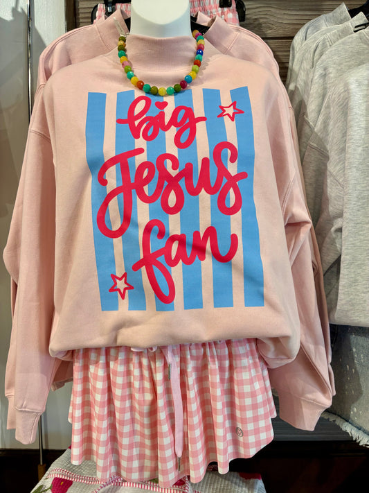 Crawford Hill Big Jesus Fan Mockneck