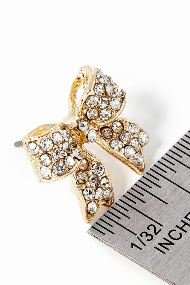 Bow Stud Earrings