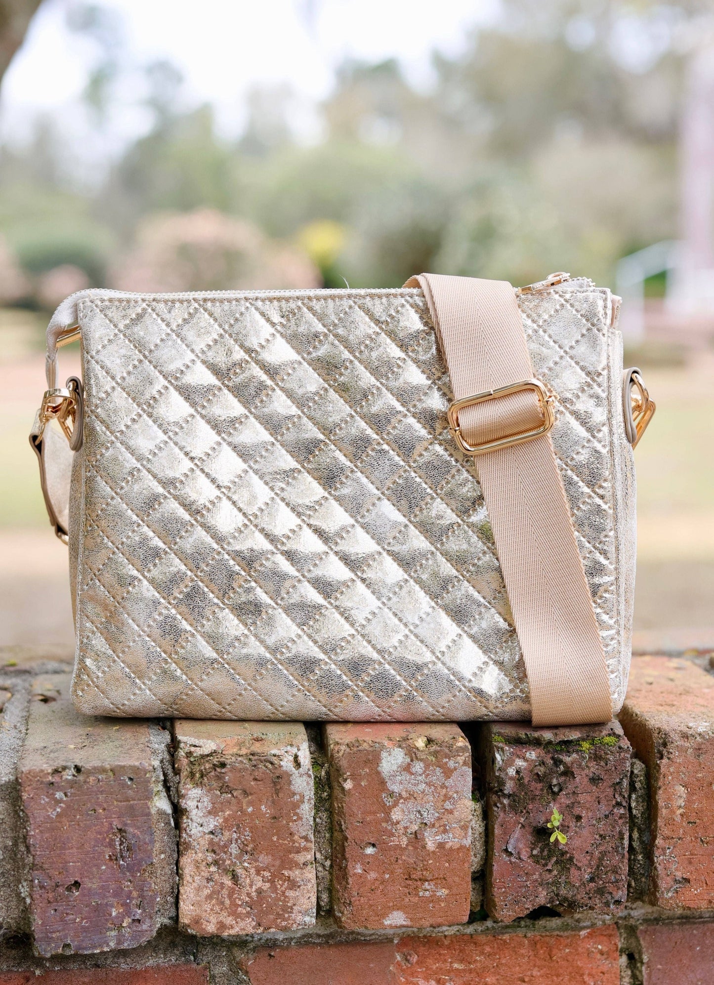 Caroline Hill - Ariana Crossbody CHAMPAGNE POP