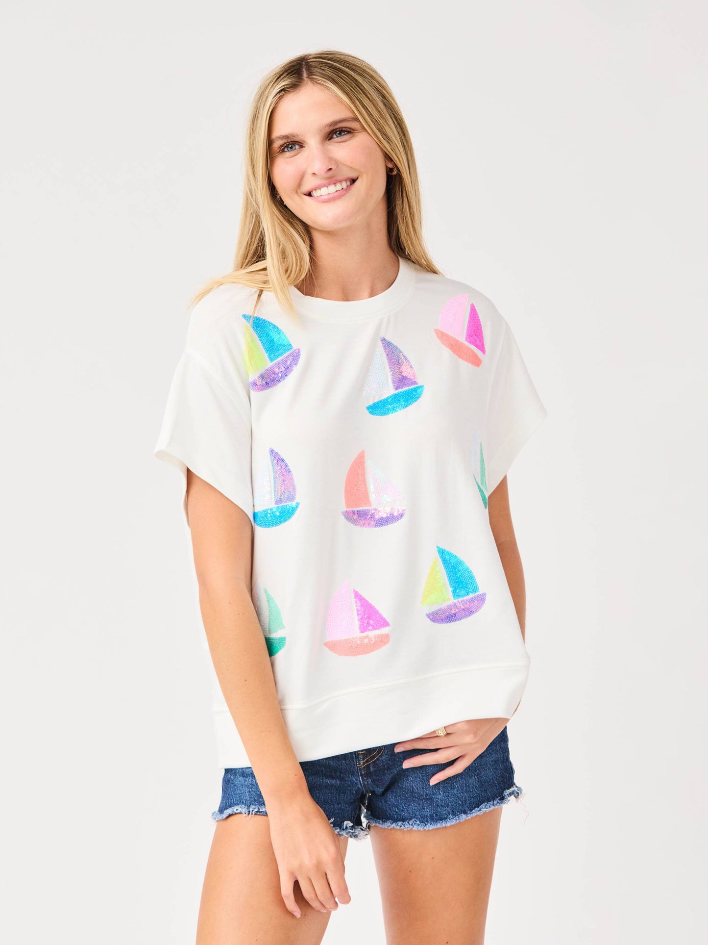 Emily Sequin Top | Sail Away
