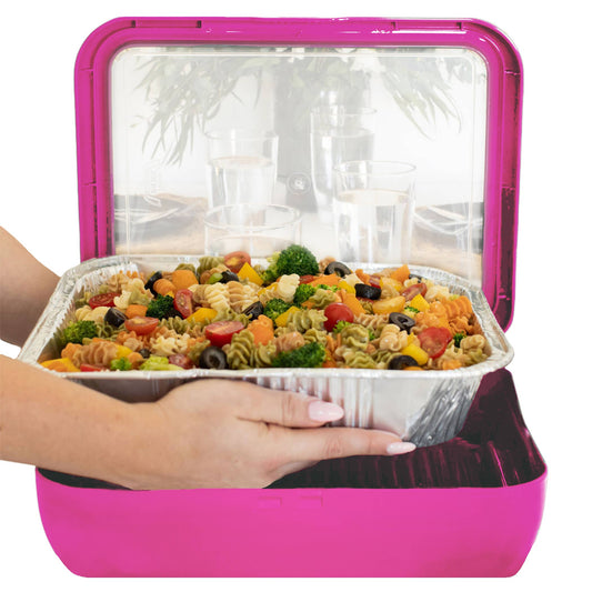 Fancy Panz - Classic Set - Pan Frame w/ Lid & Serving Spoon - Hot Pink