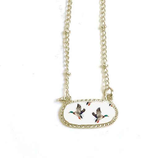 CrawfordHill White Duck Necklace