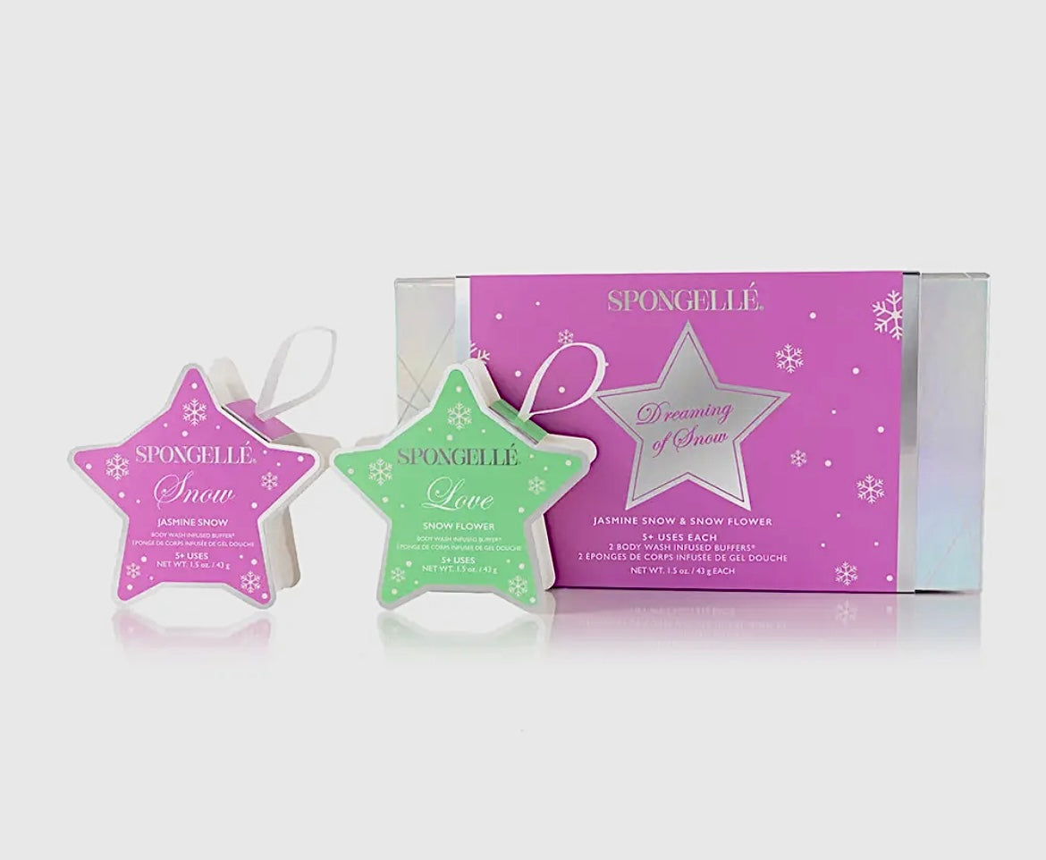 Spongelle Dreaming of Snow | Holiday Star Gift Set