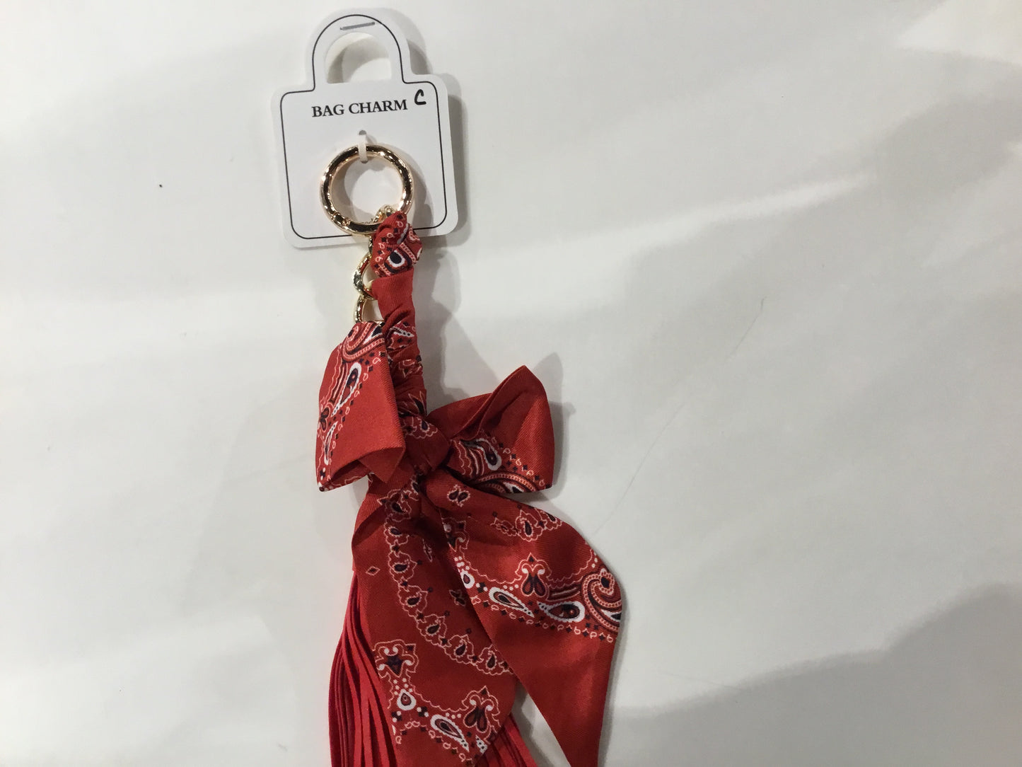 Bow Tassel Bag Charm