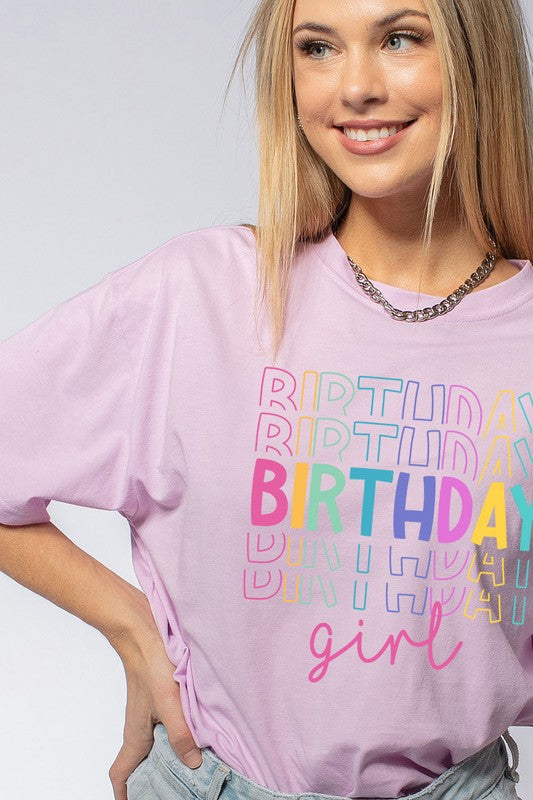 BIRTHDAY GIRL GRAPHIC TEES