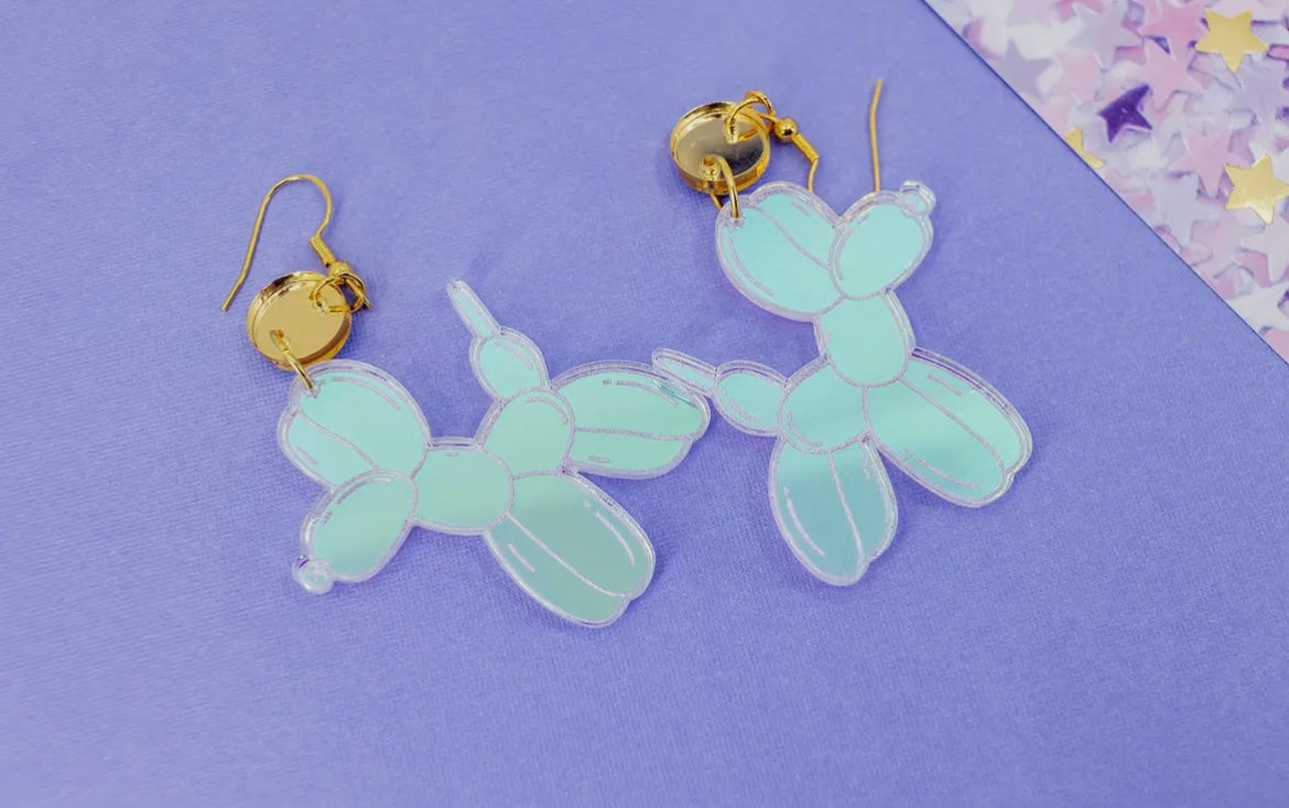 Balloon Dog Earrings