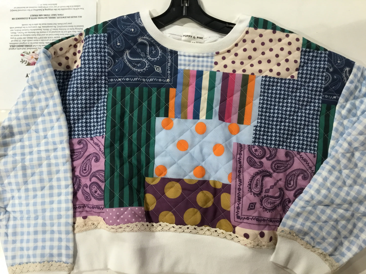Patchwork Pretty Sweatshirt