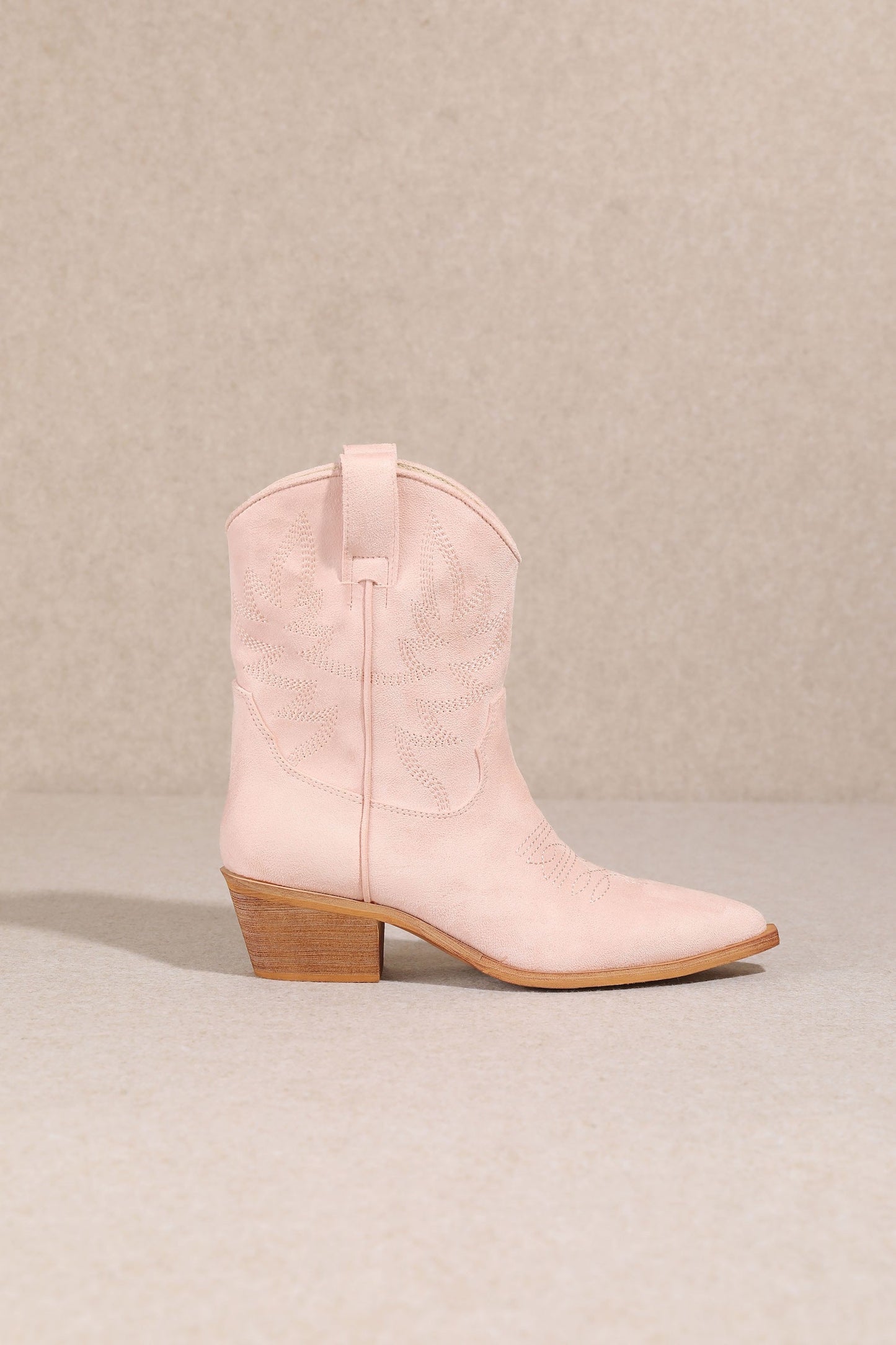 Pink Short Chelsea Boots