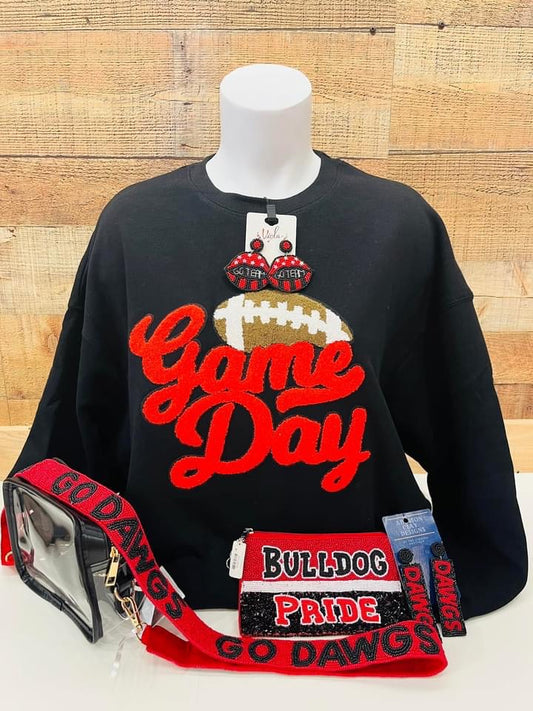 Game Day Chenille Patch Sweatshirts