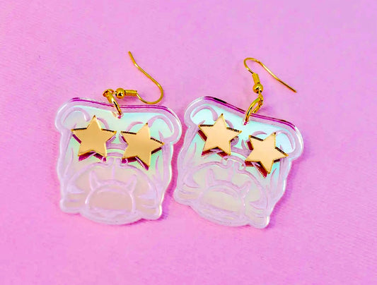 Bulldog Earrings