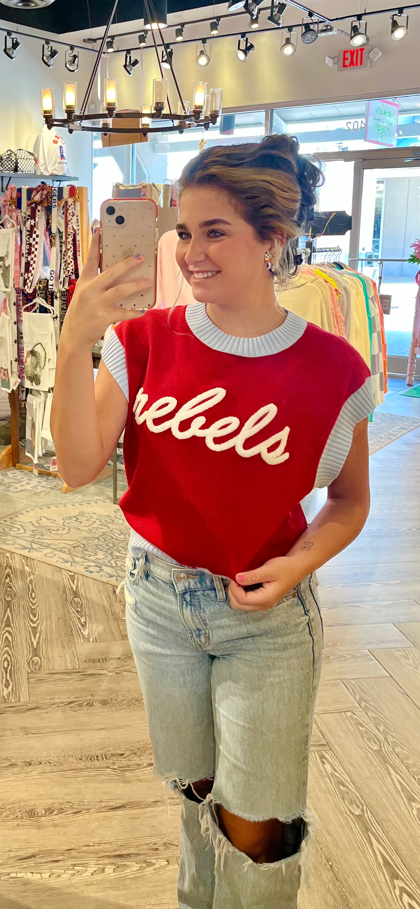 REBELS GAME DAY SHORT SLEEVE SWEATER T