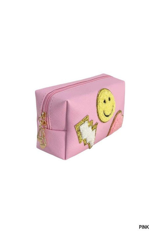 Preppy Patch Cosmetic Bag