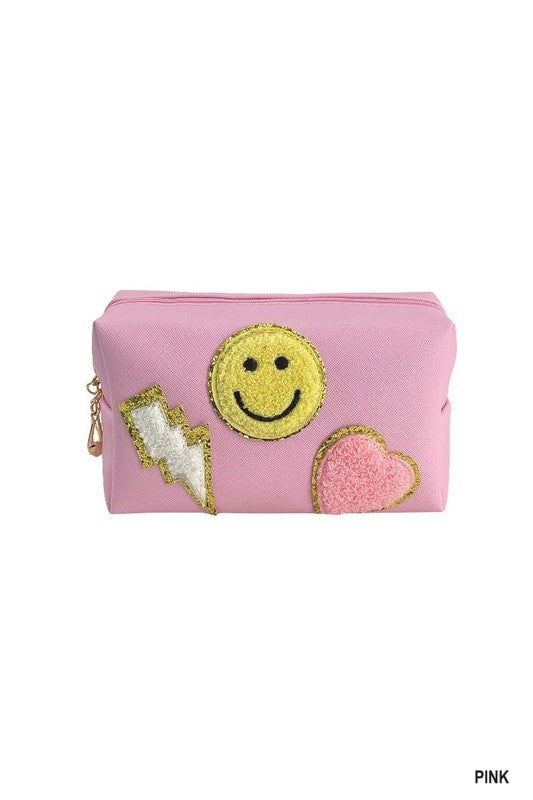 Preppy Patch Cosmetic Bag