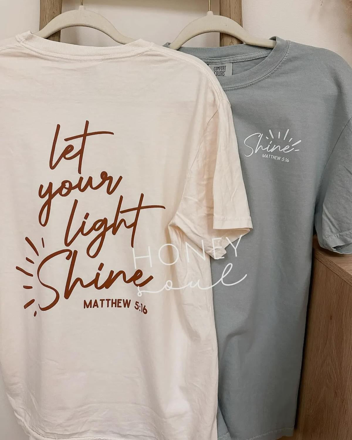 Let your light shine t-shirt