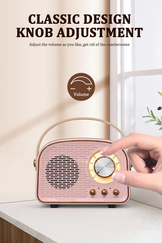Mini Retro Radio Bluetooth Multifunction Speaker