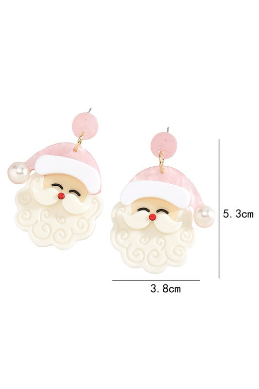 Santa earrings