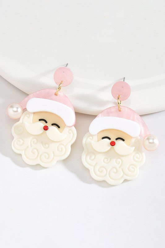 Santa earrings