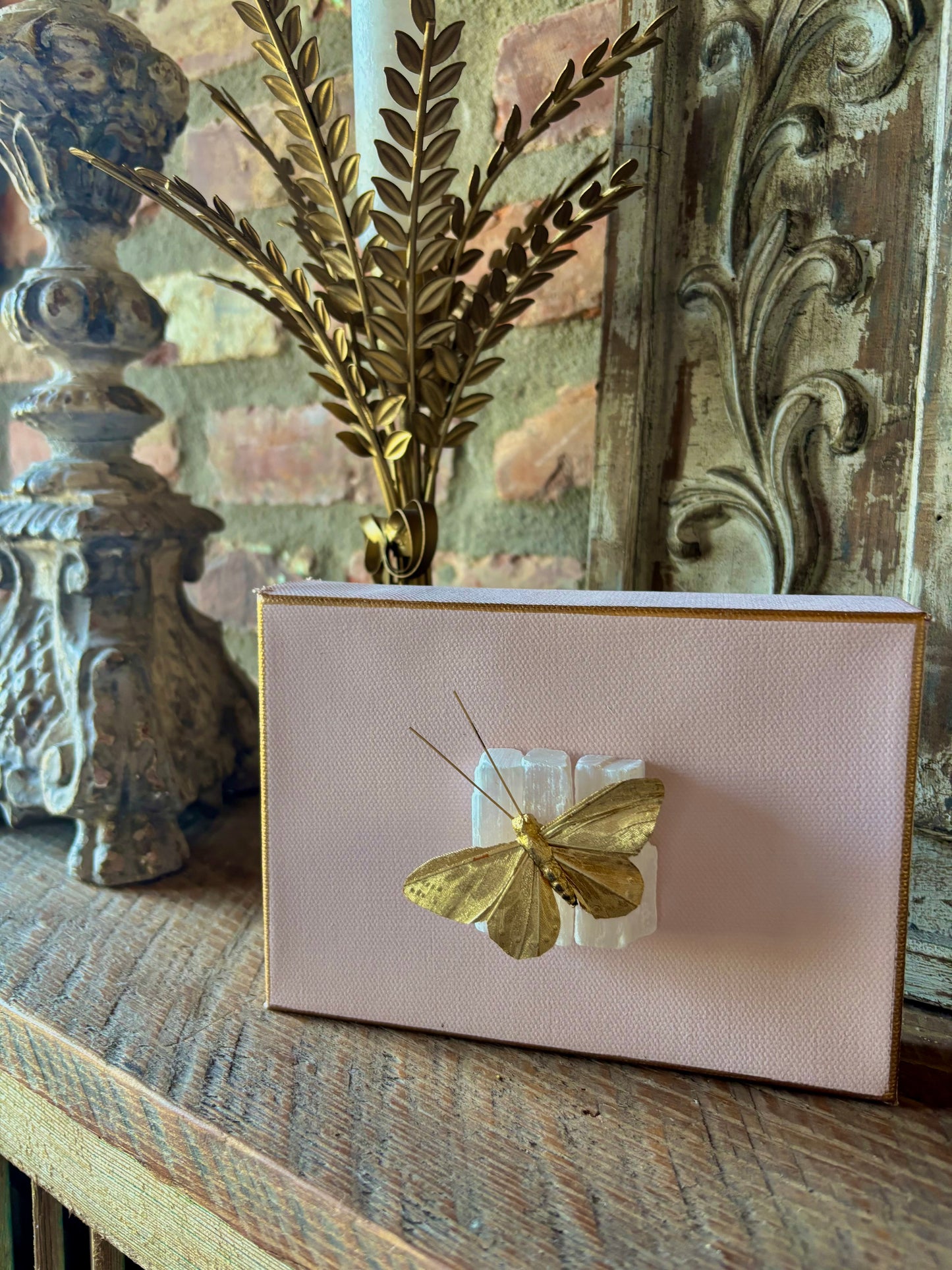 Elegant Butterfly Crystal Art