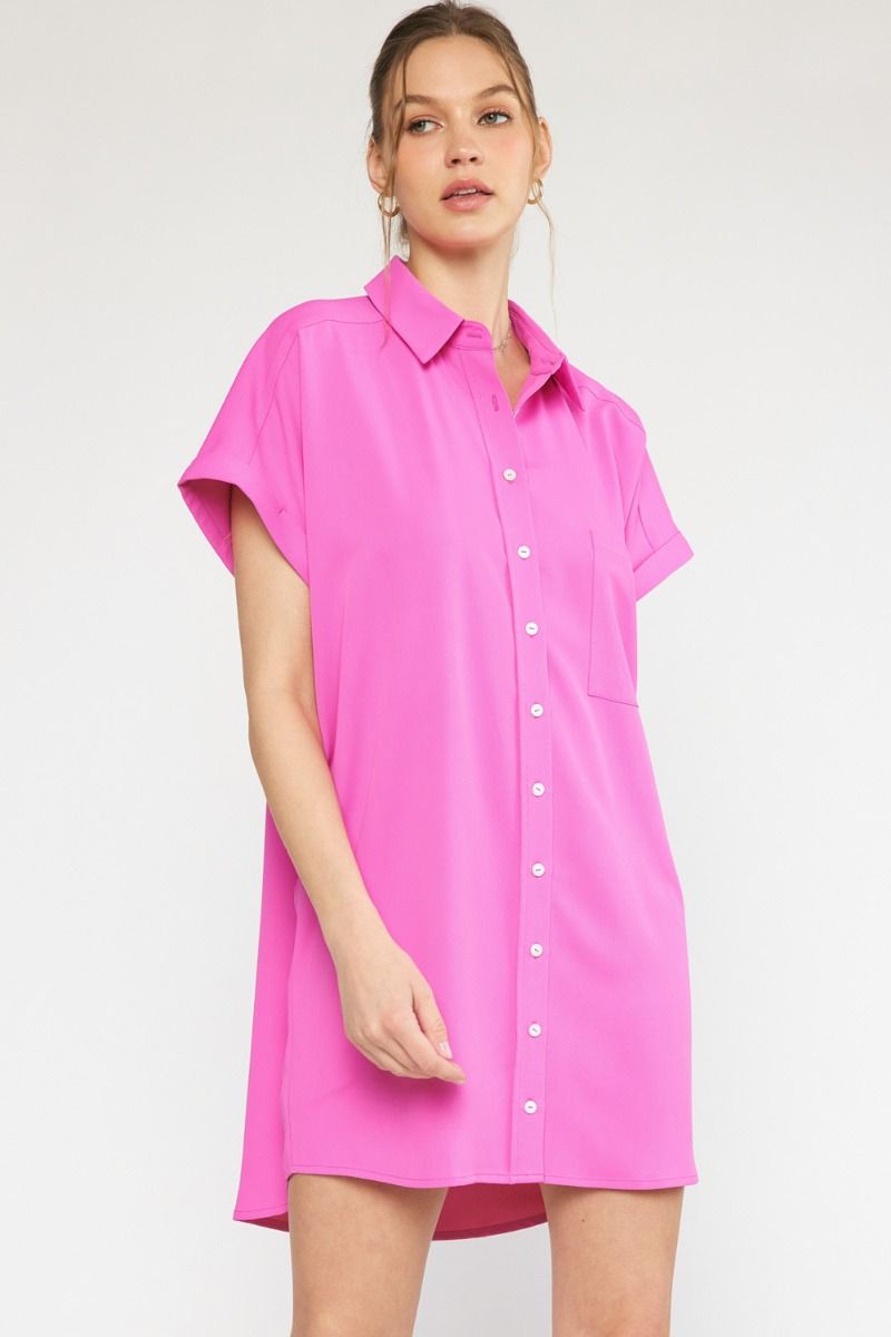 Barbie Casual Button Down Dress