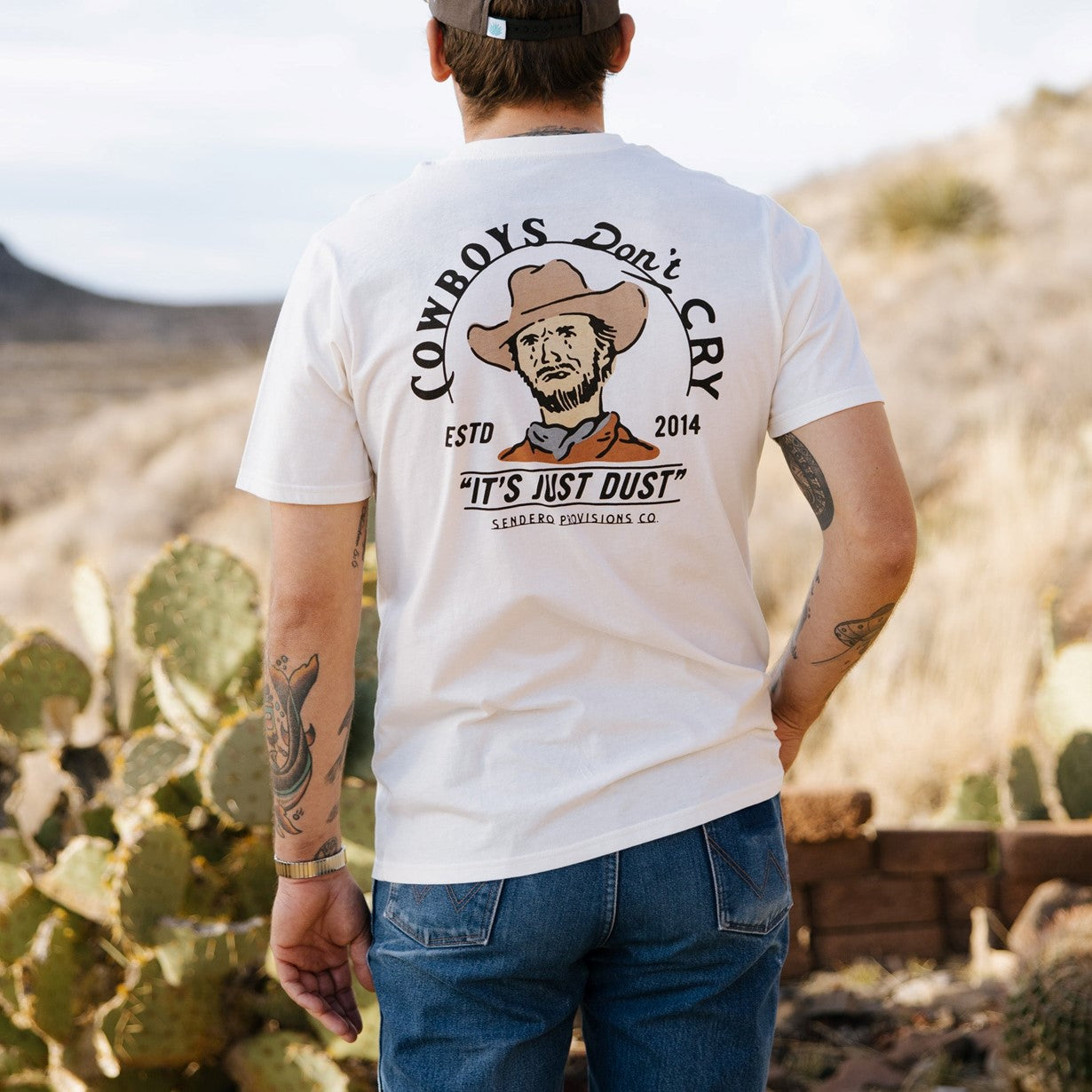 COWBOYS DON'T CRY T-SHIRT