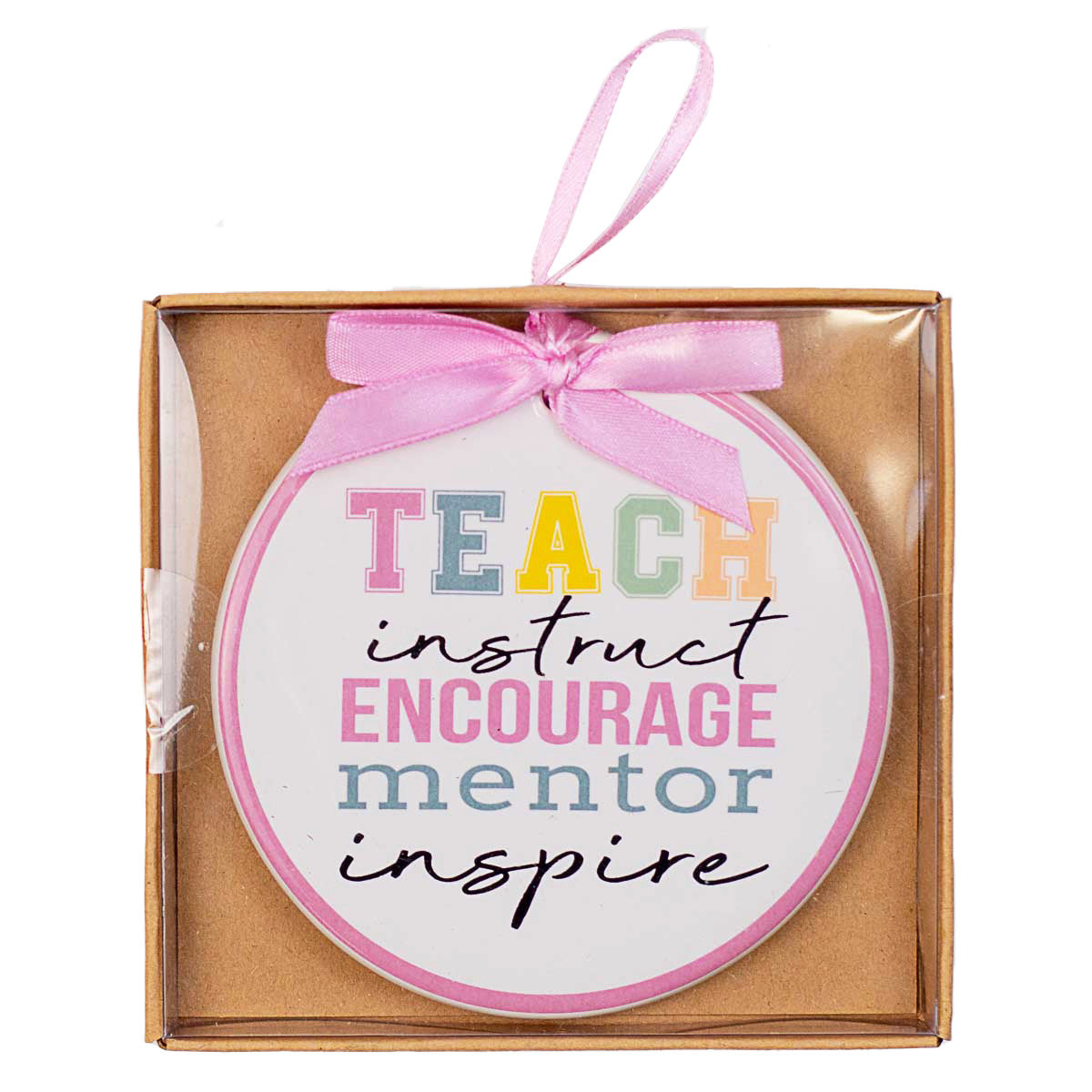 Teach Encourage Mentor Ornament