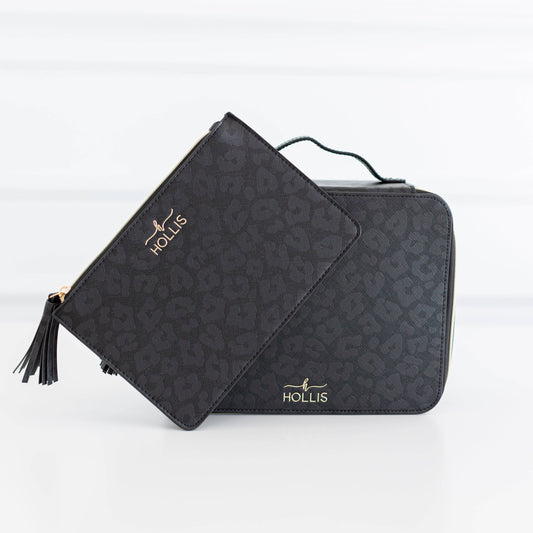 Hollis - Black Leopard Jett Setter