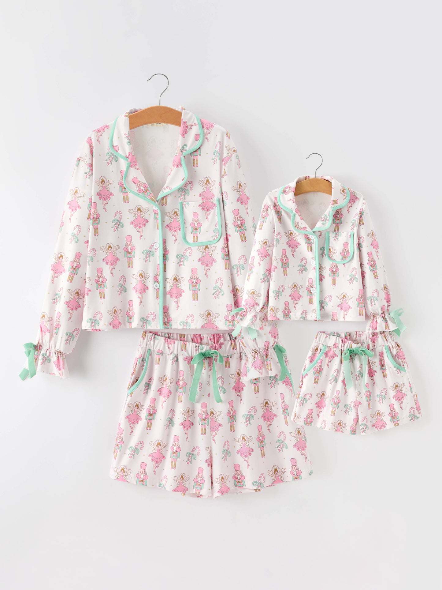CHB-Christmas Mommy and Me Holiday Print Pajama Set
