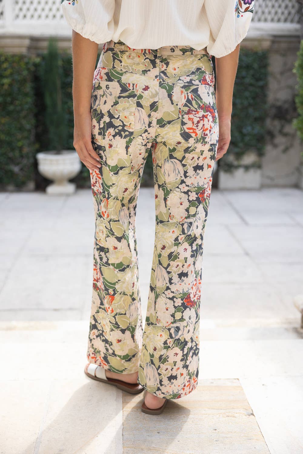 CrawfordHill- Floral Print Pants