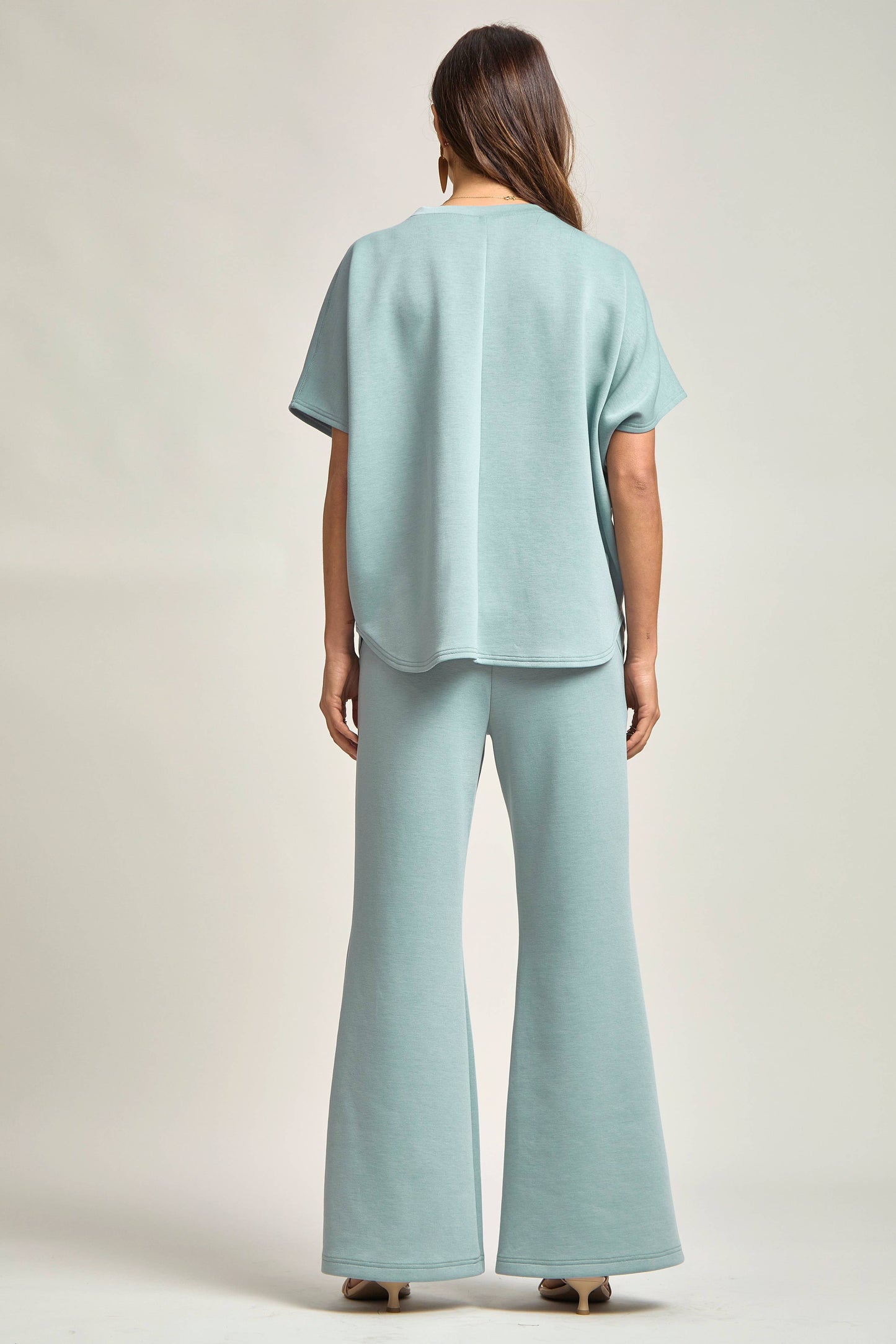 Dear Scarlett - Poncho Top + Bell Bottom Modal Set