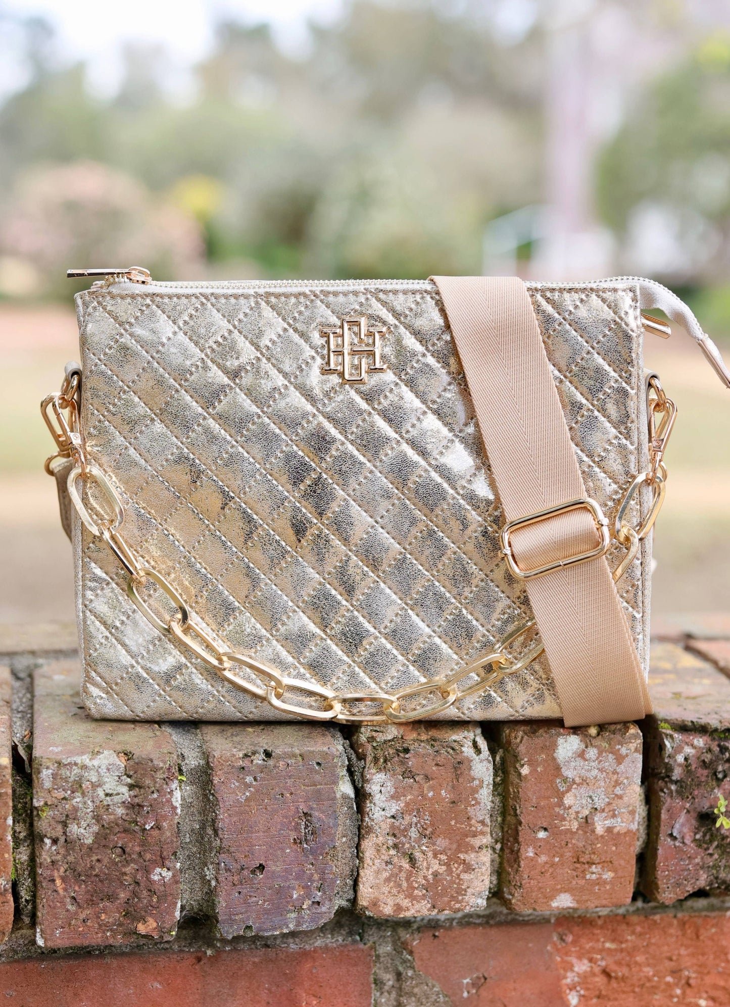 Caroline Hill - Ariana Crossbody CHAMPAGNE POP