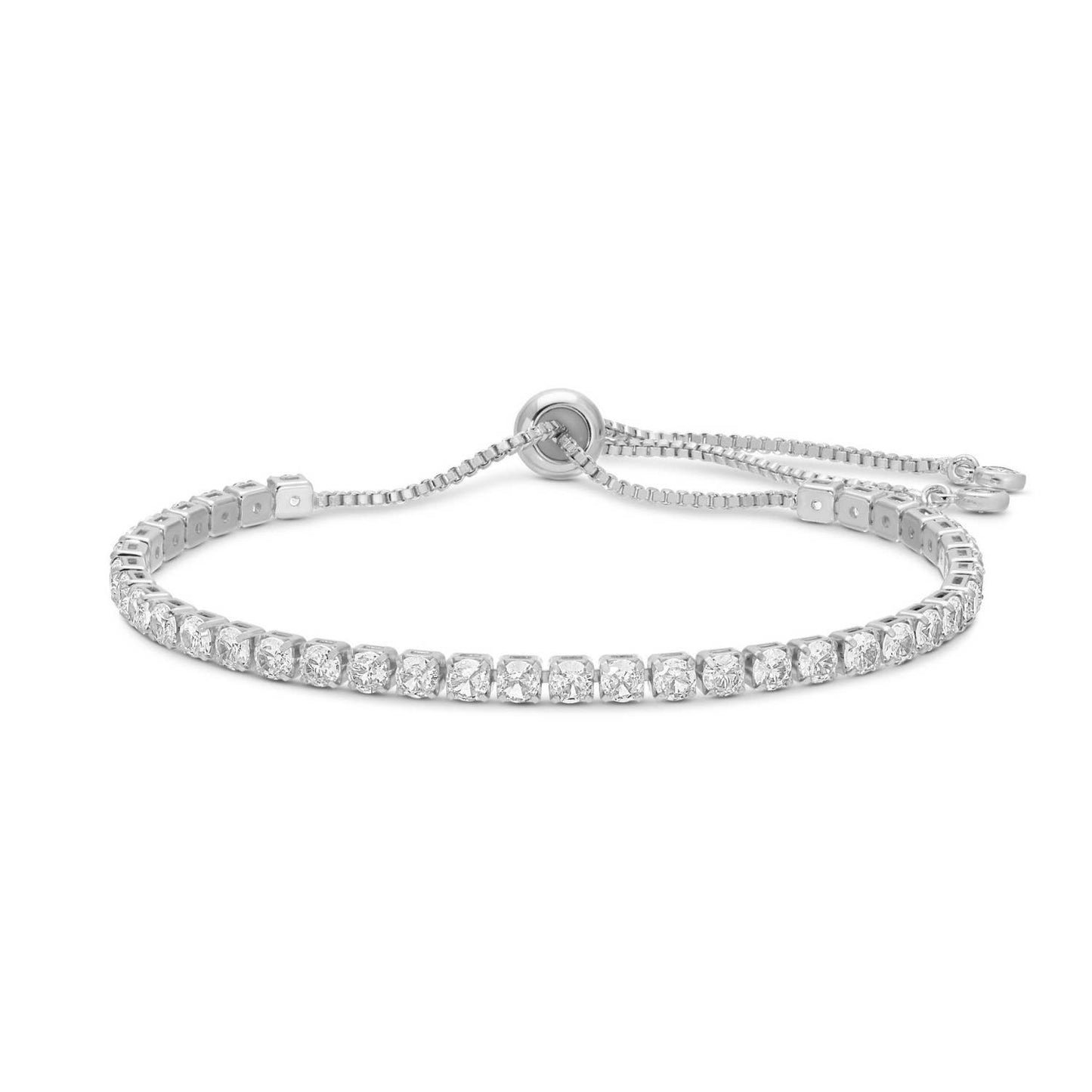Splendid Iris - Pulley Tennis Bracelet - 3mm