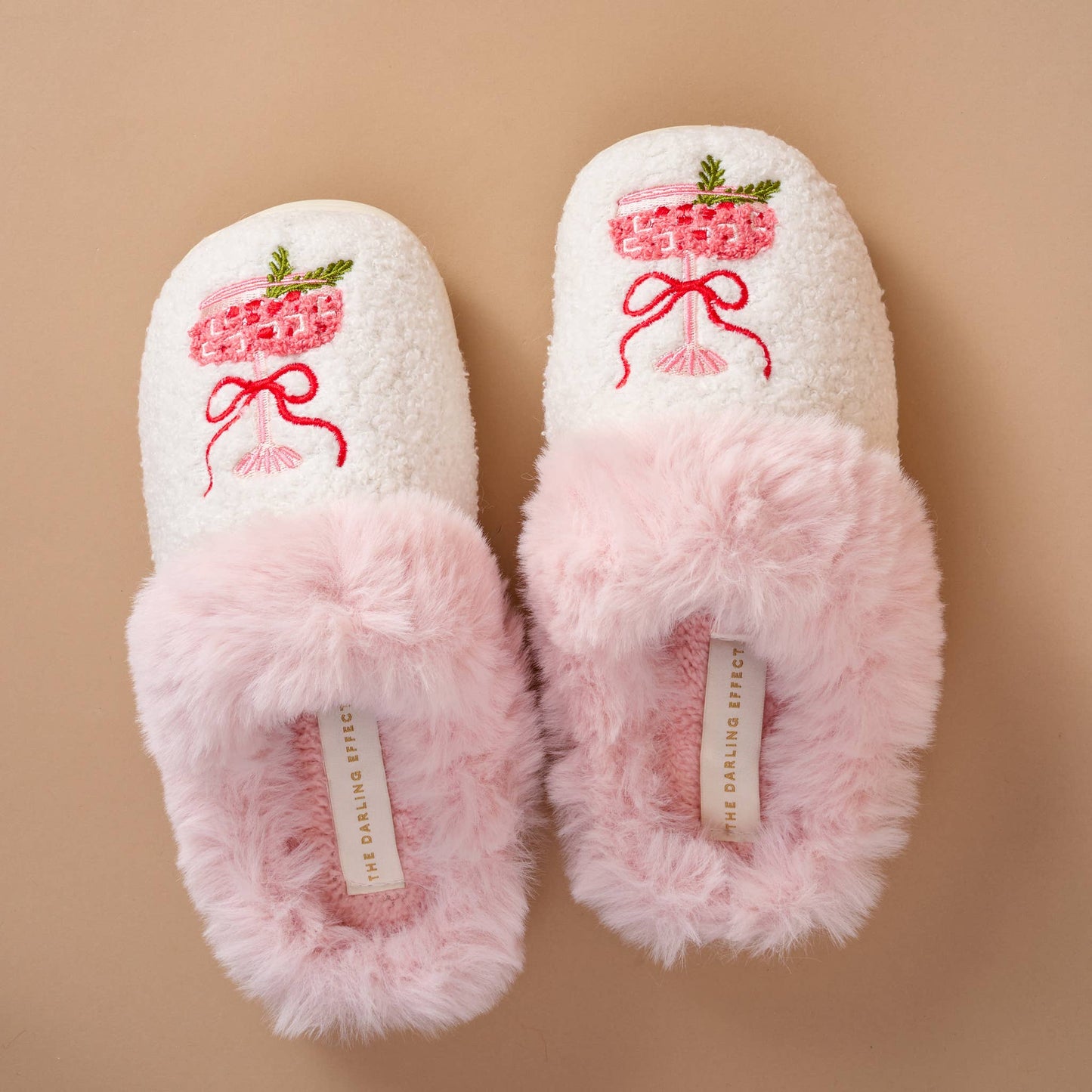 Dreamy Daze Cranberry Cosmo Slippers – Cozy Women's Slippers